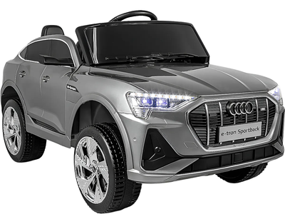 Auto Electrico Infantil 12V tipo Audi e tron Gris con Control Remoto