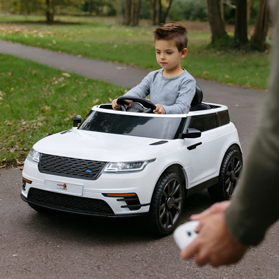 Imagen 2 del producto Auto Jeep Electrico A Bateria Con Control Carro Para Ni o Mp3 12v Blanco/negro
