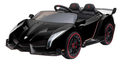 Auto Electrico Deportivo Bateria Lamborghini Usb Mp3 12v Negro