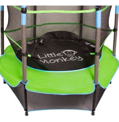 Imagen 2 del producto Cama Elastica Junior 1.4M 45Kg Trampolin Brincolin Infantil Tumbling Juego verde