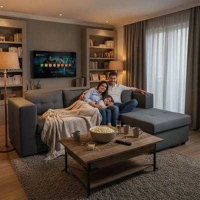 Imagen 2 del producto Sofá Seccional 4 Cuerpos Derecho - Marengo Repelente a Líquidos