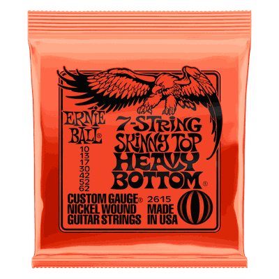 Cuerdas SKINNY TOP/HEAVY BOTTOM SLINKY 7  10-62 P02615  ERNIE BALL
