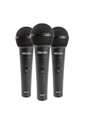 Kit 3 Micrófonos Dinámicos DM800KIT EIKON