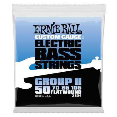 Imagen 1 del producto Cuerdas Bajo Eléctrico ErnieBall Flatwound Group II, 50-105