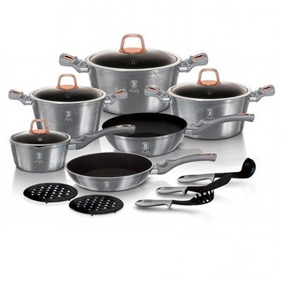 Imagen 1 del producto BATERIA DE COCINA 18 PZS MOONLIGHT COLLECTION ANTIADHERENTE