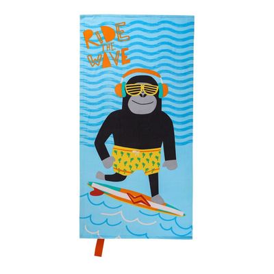 Imagen 2 del producto Pack de toalla de playa mono y tiburón