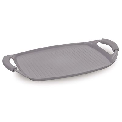 PLANCHA GRILL  47x29  CM  TAUPE COLLECTION ANTIADHERENTE