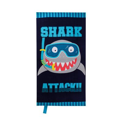 Toalla de playa tiburón