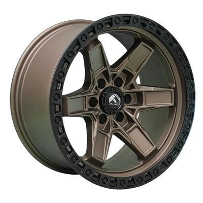 Set 4 Llantas 17x9 6X130 Et-5 KICKER6 MBRNZ-LMB