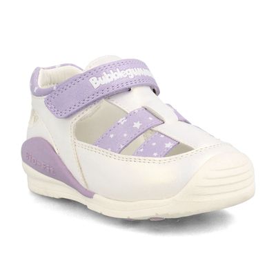Imagen 2 del producto Sandalia Niña Bubblegummers Bio Fit Blanco - Lila