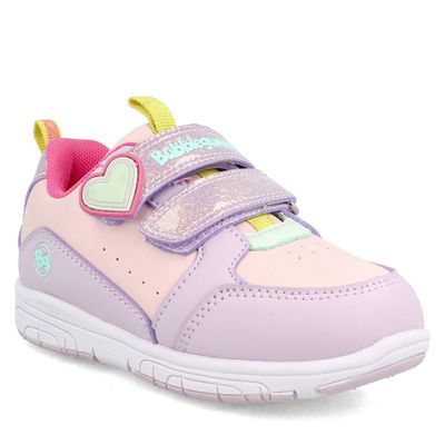 Zapatilla Niña Bubblegummers Soft Walker Lila
