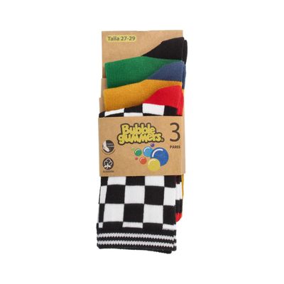 Calcetín Niño Bubblegummers Check Multicolor