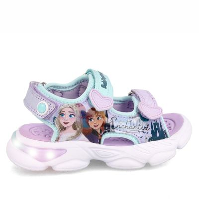 Imagen 1 del producto Sandalia Niña Bubblegummers Frozen 3 Lila-Aqua