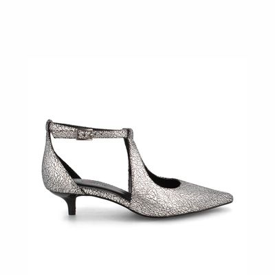 Zapato Mujer Bata Peony Plateado