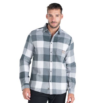Camisa Hombre Weinbrenner Maloja Gris Oscuro