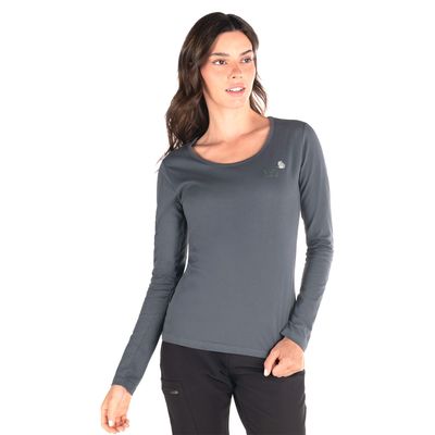 Polera Mujer Weinbrenner Mahe Gris Oscuro