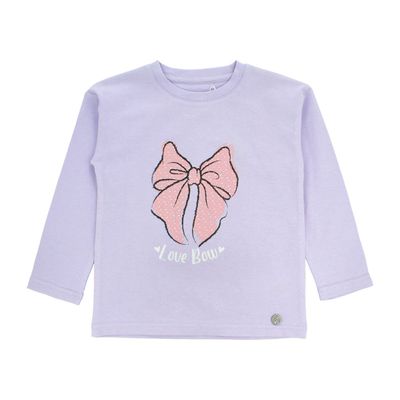 Poleras Manga Larga Niña Bubblegummers Guinea Lila
