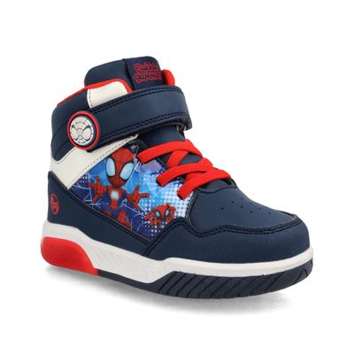 Imagen 2 del producto Zapatilla Niño Bubblegummers Spiderman Azul Marino - Rojo