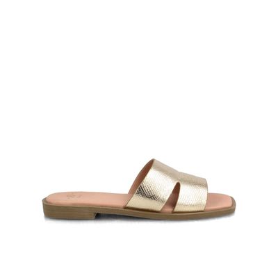 Sandalia Mujer Bata Odilia. Dorado
