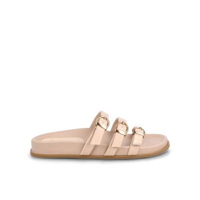 Sandalia Mujer Bata Licia Beige