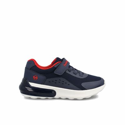Zapatilla Niño Bubblegummers Flyn Azul Marino - Rojo