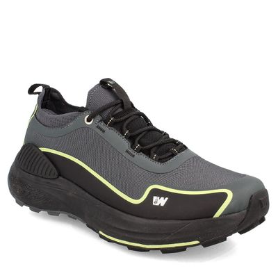 Zapatilla Hombre Weinbrenner Skyrnr300 Gris Oscuro - Negro