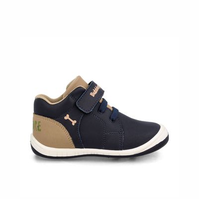 Zapato Niño Bubblegummers Oliver Azul Marino - Beige