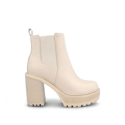 Botín Mujer Bata Kissy Blanco