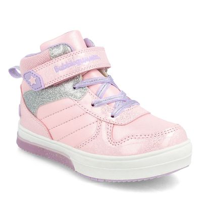 Zapatilla Niña Bubblegummers Luces Neon Rosado-Lila