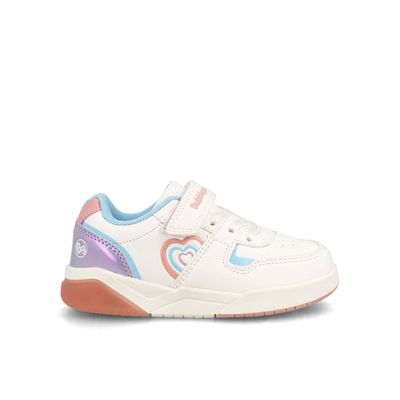 Zapatilla Niña Bubblegummers Dakar Blanco - Rosa