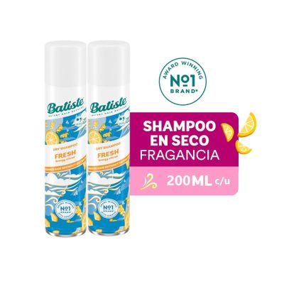 Imagen 2 del producto Pack de 2 Shampoo en seco Batiste Fresh