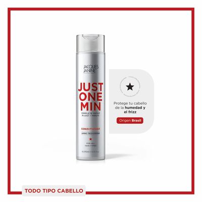 Imagen 2 del producto Acondicionador Just One Minute Jacques Janine 270ml Brillo y AntiFrizz
