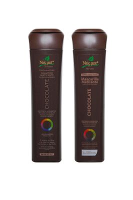 Pack Shampoo y Mascarilla Matizador Chocolate Naissant