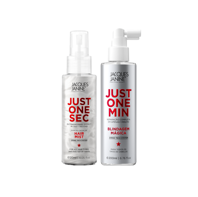 Imagen 1 del producto Set Brillo Extremo y Anti Frizz Just One Min Jacques Janine