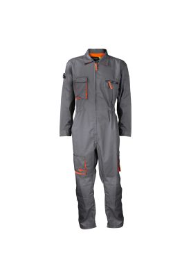 Overol de trabajo Gabardina Gris/Naranjo