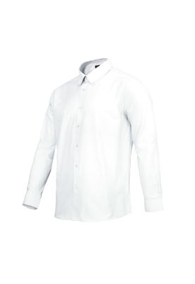 Camisa Oxford Manga Larga Blanca UPF 20