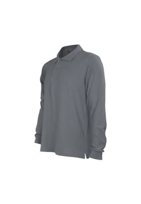 Imagen 2 del producto Polera pique gris manga larga UPF25