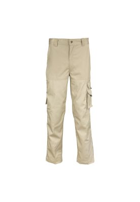 Pantalón cargo hombre beige UPF50