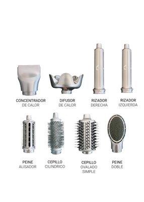 Imagen 2 del producto Secador Multistyler Osoji M10 - 8 en 1 + Bolso