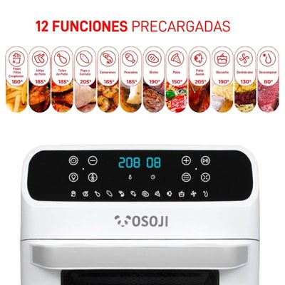 Imagen 2 del producto Freidora de Aire y Horno Osoji 12 litros