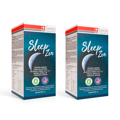 Imagen 2 del producto Pack x 2 Suplemento Alimenticio Sleep Zen Con Magnesio Vitaminas B6 y B12 Contra el Insomio 60 caps