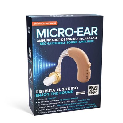 Imagen 2 del producto Audifonos para Adulto Mayor Micro-Ear Amplificador Auditivo