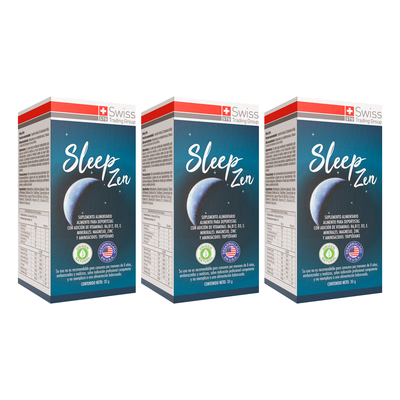 Imagen 2 del producto Pack x 3 Suplemento Alimenticio Sleep Zen Con Magnesio Vitaminas B6 y B12 Contra el Insomio 60 caps