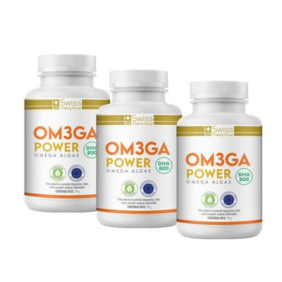 Omega 3 Power - Tres Frascos con 60 unidades cada uno