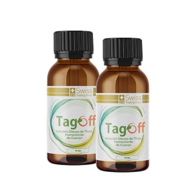 Tag Off 2 Estuches Con Un Frasco De 15 Ml cada uno