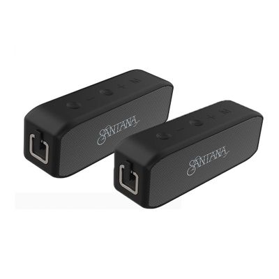Pack 2 Parlantes Portatil Santana Samba Bluetooth 5.3 Resistente Agua