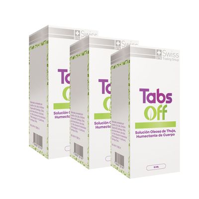 Imagen 2 del producto Tabs Off 3 Estuches Con Un Frasco De 15 Ml cada uno