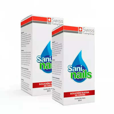 Imagen 2 del producto Sani Nails Ayuda a combatir los hongos de las uñas Pack 2x30 ml