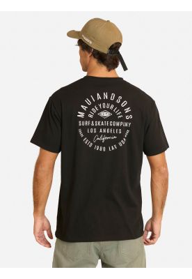 Imagen 2 del producto Polera MC Lerete Negro Hombre Maui And Sons