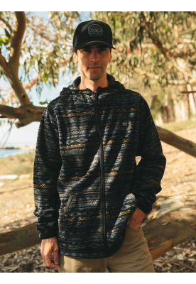 Poleron Polar Ethnic Ocean Multicolor Hombre Maui And Sons